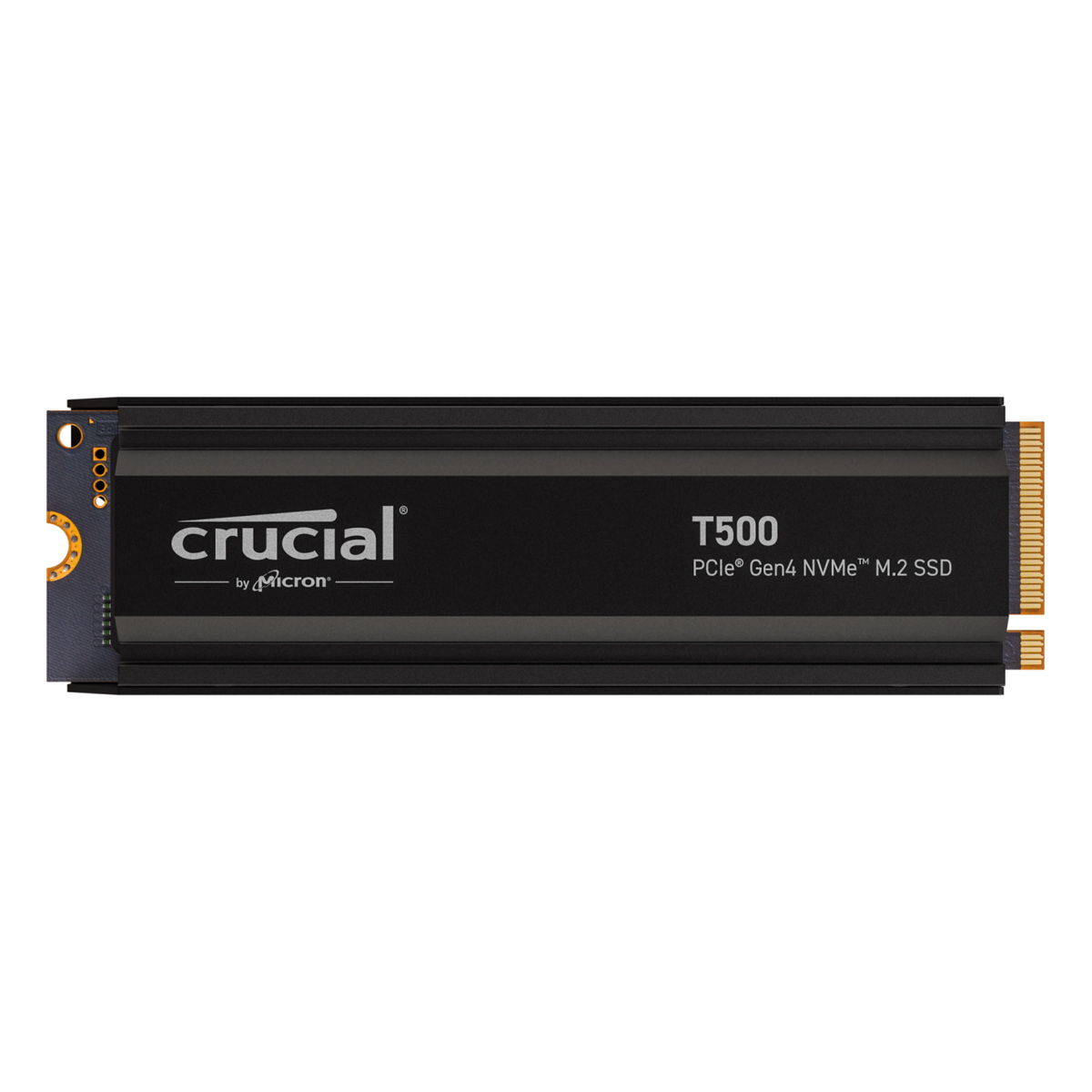 Crucial T500 SSD mit Kühlkörper 2TB M.2 PCIe Gen4 NVMe Internes Solid-State-Module von Crucial