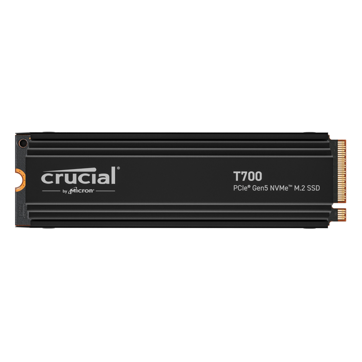 Crucial T700 SSD mit Kühlkörper 1TB M.2 PCIe Gen5 NVMe Internes Solid-State-Module Crucial T700 SSD mit Kühlkörper 1TB M.2 PCIe Gen5 NVMe Internes Solid-State-Module von Crucial