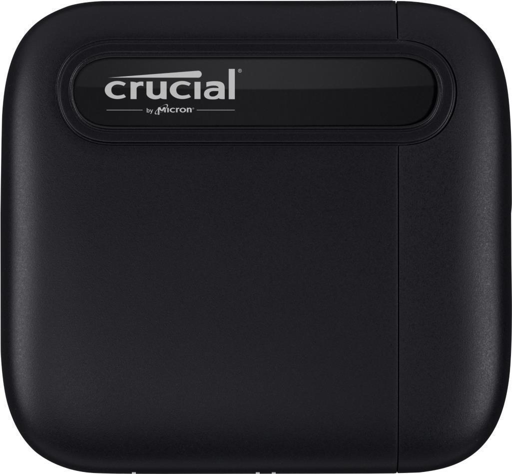 Crucial X6 - 500 GB - USB Typ-C - 3.2 Gen 2 (3.1 Gen 2) - 540 MB/s - Schwarz (CT500X6SSD9) von Crucial