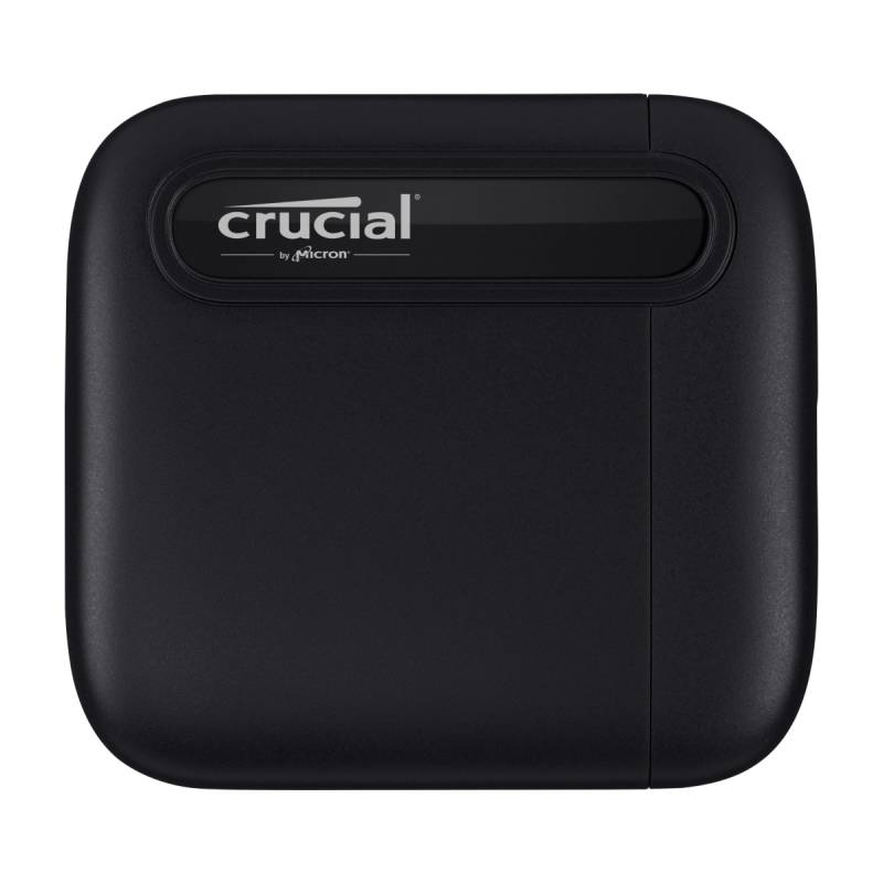 Crucial X6 Portable SSD 2TB Schwarz Externe Solid-State-Drive, USB 3.2 Gen 2x1 von Crucial