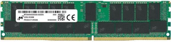 Micron - DDR4 - Modul - 32 GB - DIMM 288-PIN - 3200 MHz / PC4-25600 - CL22 - 1.2 V - registriert - ECC - Sonderposten von Crucial