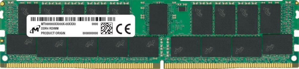 Micron - DDR4 - Modul - 64 GB - DIMM 288-PIN - 3200 MHz / PC4-25600 - registriert (MTA36ASF8G72PZ-3G2F1) von Crucial