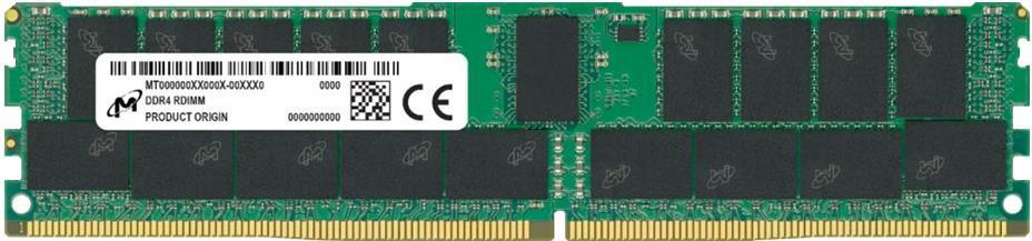 Micron DDR4 RDIMM 16GB 2Rx8 3200 CL22 1.2V ECC (MTA18ASF2G72PDZ-3G2R1R) von Crucial