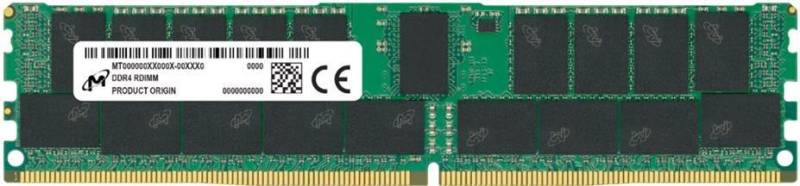 Micron DDR4 RDIMM 64GB 2Rx4 3200 CL22 1.2V ECC (MTA36ASF8G72PZ-3G2F1R) von Crucial