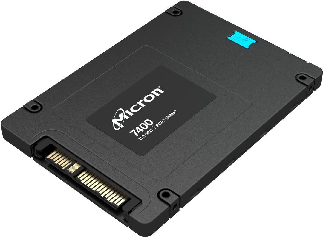 Micron SSD 7400 Max, 6.4TB, TLC, NVMe PCIe 4.0 x4, U.3 2.5, 7mm, 3 DWPD (mixed-use) (MTFDKCB6T4TFC-1AZ1ZABYY) von Crucial