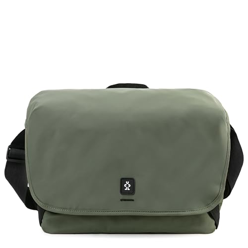 CRUMPLER Track Shot Camera Sling 8000, Kameratasche mit 14" Laptopfach, olivgrün von Crumpler