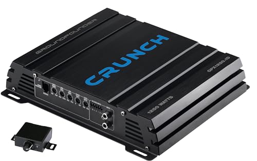 CRUNCH 1-Kanal Auto-Verstärker GPX1250.1D CLASS D aus der GPX Serie mit 1250W MAX von Crunch