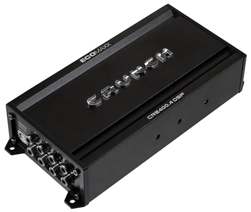 CRUNCH CRE400.4DSP - 4 Kanal CLASS A/B Auto Verstärker - 4 x 50W - und integriertem 6 Kanal 32 Bit DSP - integriertem Bluetooth für Audio Steaming und APP Steuerung | ECOMAXX Serie CRUNCH CRE400.4DSP - 4 Kanal CLASS A/B Auto Verstärker - 4 x 50W - und integriertem 6 Kanal 32 Bit DSP - integriertem Bluetooth für Audio Steaming und APP Steuerung | ECOMAXX Serie von Crunch