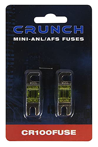 Crunch CR100FUSE Mini-ANL/AFS Sicherungen 100A 2 Stück von Crunch