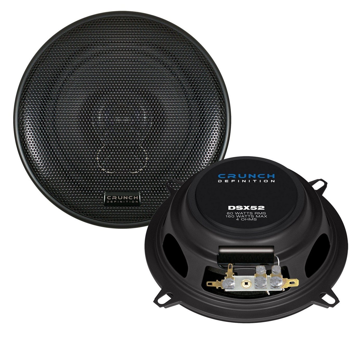 Crunch DSX52 1​3 cm (5.25) Koaxial-Lautsprecher 160 Watt Auto-Lautsprecher von Crunch