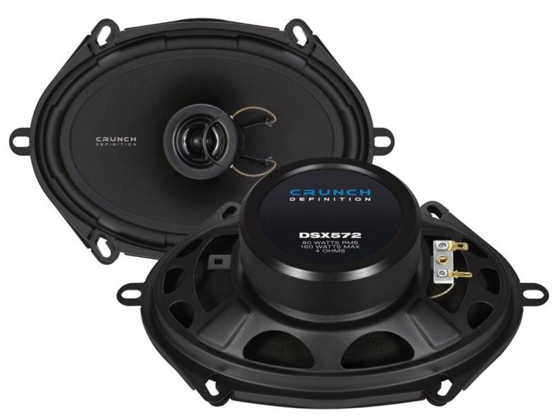 Crunch DSX572 5x7 Koax-System Lautsprecher Boxen Auto-Lautsprecher (80 W, Crunch DSX572 - 5x7 Koax-System Lautsprecher Boxen) von Crunch