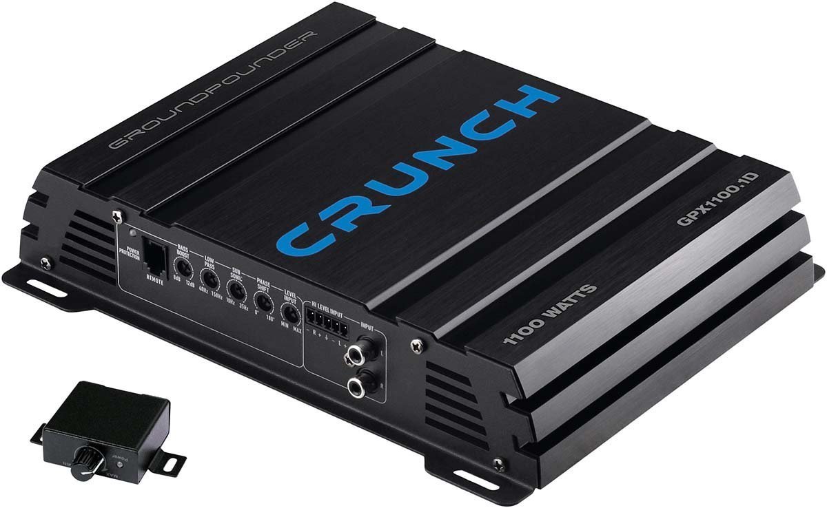 Crunch GPX1100.1D Class D Digital Mono Verstärker Endstufe Monoblock Verstärker von Crunch