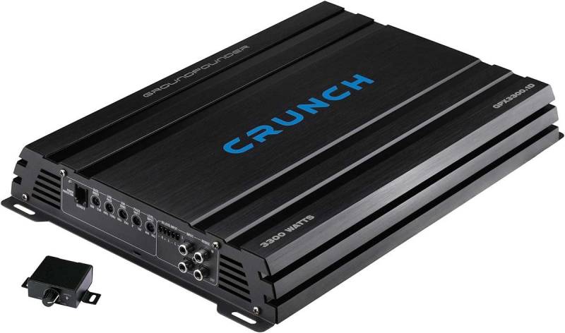 Crunch GPX3300.1D Class D Digital Mono Verstärker Endstufe Monoblock Verstärker (Anzahl Kanäle: 1) von Crunch