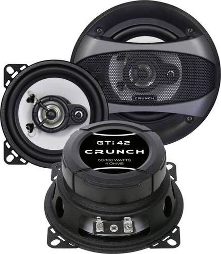 Crunch GTI-42 3-Wege Einbau-Lautsprecher 100W Inhalt: 1 Paar von Crunch