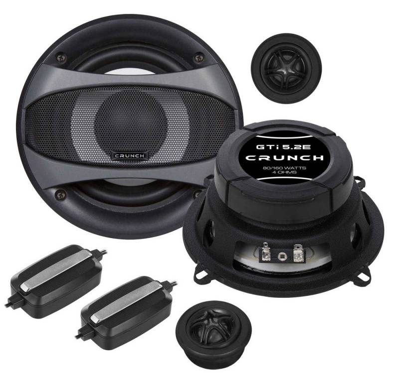 Crunch GTi5.2E 13cm 2-Wege Lautsprecher Komponentensystem Auto-Lautsprecher (Crunch GTI5.2E - 13cm 2-Wege System Lautsprecher GTI 5.2E) von Crunch