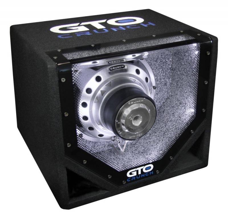 Crunch GTO 10 BP - 25cm Bandpass Subwoofer Auto-Subwoofer von Crunch