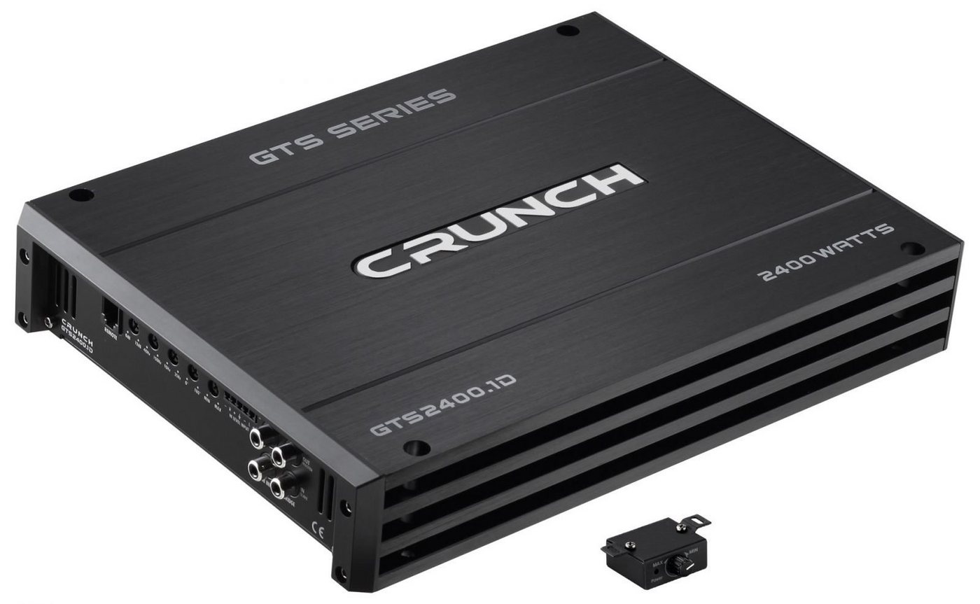 Crunch GTS2400.1D Class D Digital Mono Endstufe 2400 Watt 1-Kanal Auto Verstärker von Crunch
