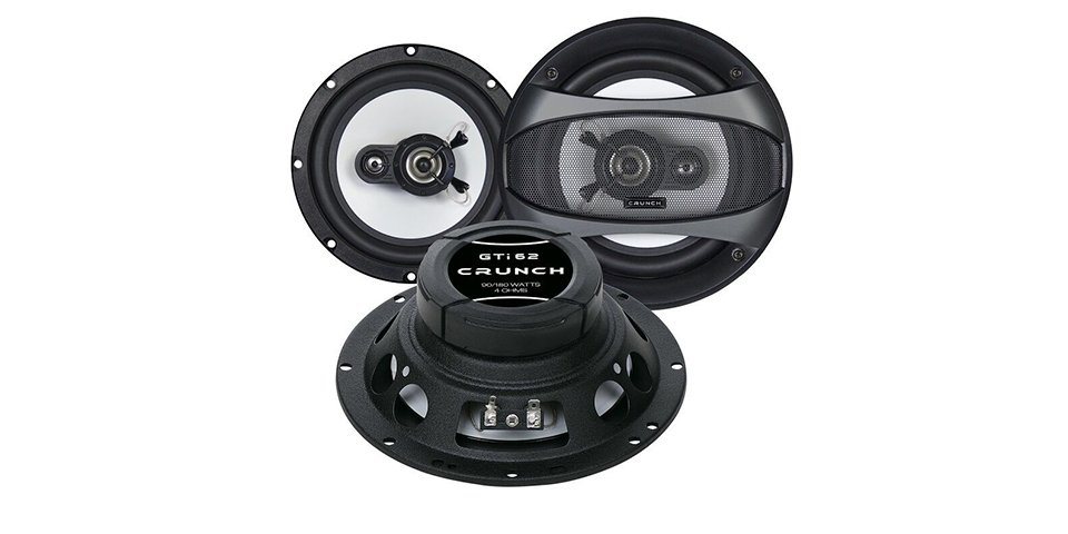 Crunch GTi 62 2-Wege Koaxial 16,5cm Auto-Lautsprecher von Crunch