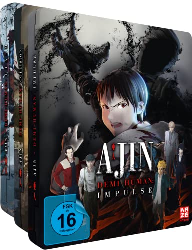 Ajin: Demi-Human - Movie-Trilogie 1-3 - Gesamtausgabe - [Blu-ray] Steelcase von Crunchyroll