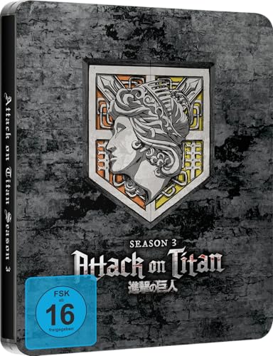 Attack on Titan - Staffel 3 - Gesamtausgabe - Steelbook - [DVD] - Limited Edition von Crunchyroll