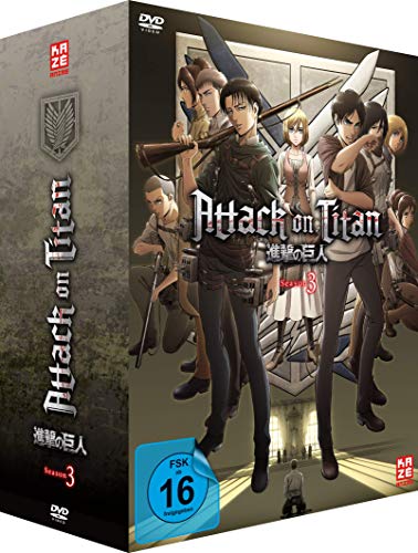 Attack on Titan - Staffel 3 - Vol.1 - [DVD] mit Sammelschuber [Limited Edition] von Crunchyroll