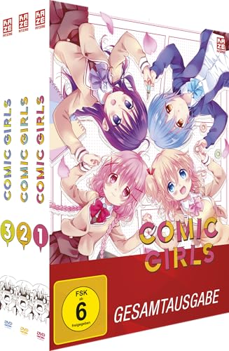 Comic Girls - Gesamtausgabe - Bundle - Vol.1-3 - [DVD] von Crunchyroll