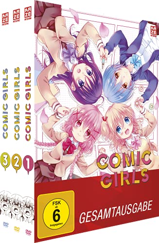 Comic Girls - Gesamtausgabe - Bundle - Vol.1-3 - [DVD] von Crunchyroll
