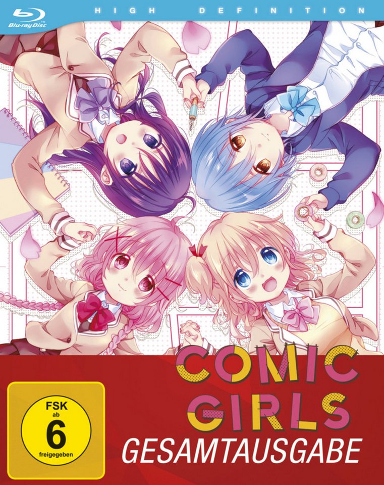 Crunchyroll Blu-ray Comic Girls. Vol.1-3, 3 Blu-ray (Gesamtausgabe) von Crunchyroll