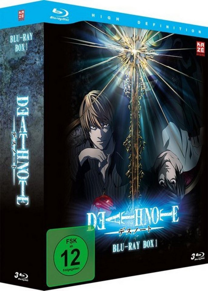 Crunchyroll Blu-ray Death Note - Blu-ray-Box 1 (Episode 01-18) (3 Blu-rays) von Crunchyroll