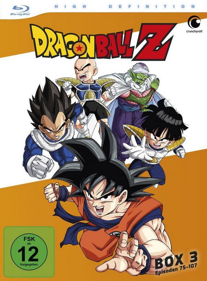 Crunchyroll Blu-ray Dragonball Z TV-Serie Box 3 (Episoden 75-107) (4 Blu-rays) von Crunchyroll