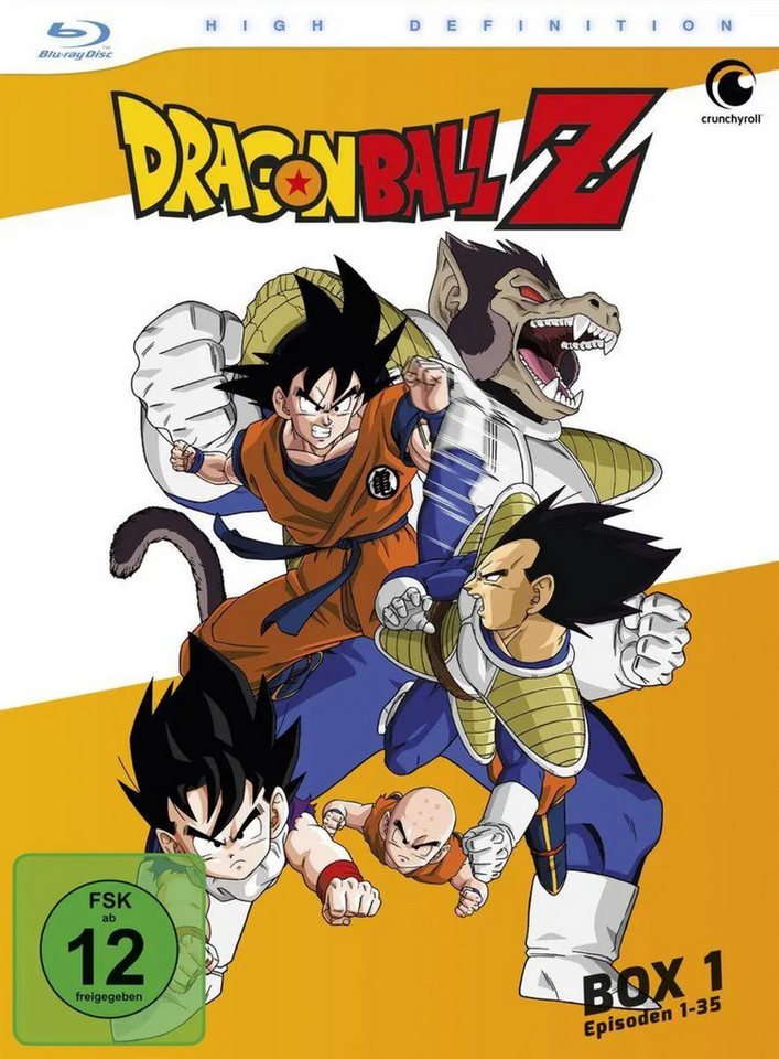Crunchyroll Blu-ray Dragonball Z - TV-Serie - Vol.1 (Episoden 1-35) (4 Blu-rays) von Crunchyroll