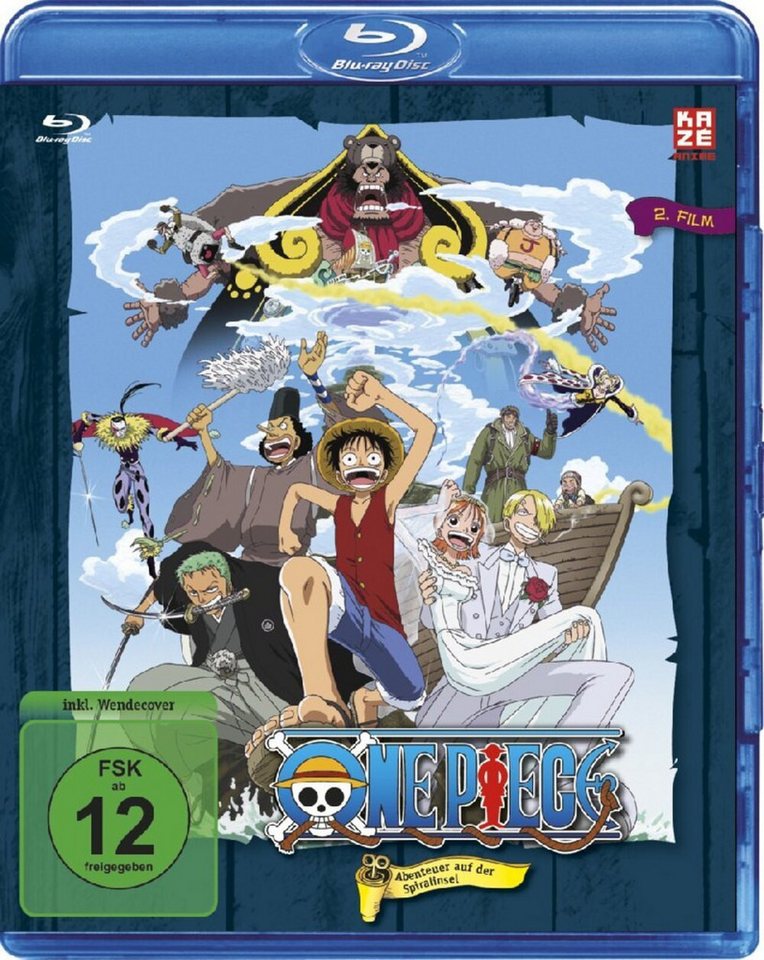 Crunchyroll Blu-ray One Piece - 2.Film: Abenteuer auf der Spiralinsel!, 1 Blu-ray Crunchyroll Blu-ray One Piece - 2.Film: Abenteuer auf der Spiralinsel!, 1 Blu-ray von Crunchyroll