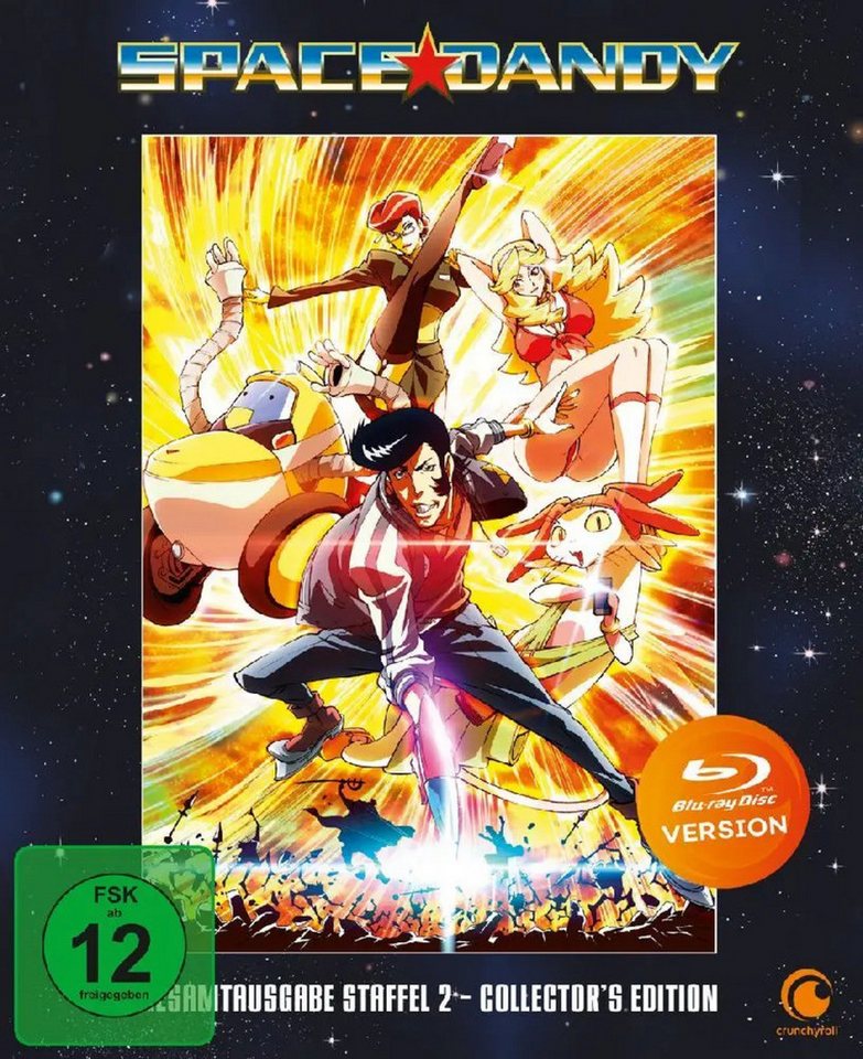 Crunchyroll Blu-ray Space Dandy - Gesamtausgabe Staffel 2, 2 Blu-ray (Collectors Edition) von Crunchyroll