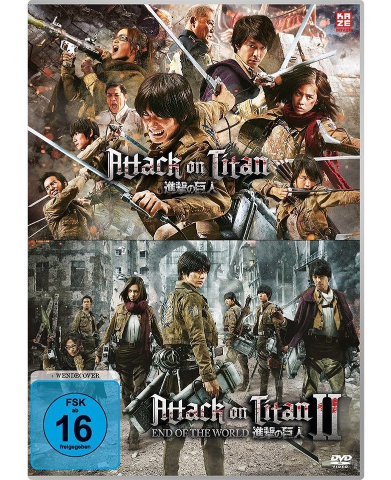 Crunchyroll DVD Attack on Titan / Attack on Titan 2 - End of the World Crunchyroll DVD Attack on Titan / Attack on Titan 2 - End of the World von Crunchyroll