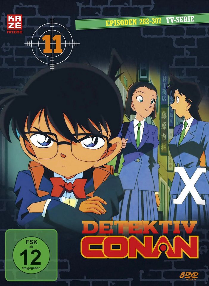 Crunchyroll DVD Detektiv Conan - TV-Serie - DVD Box 11 (Episoden 282-307) (5 DVDs) von Crunchyroll