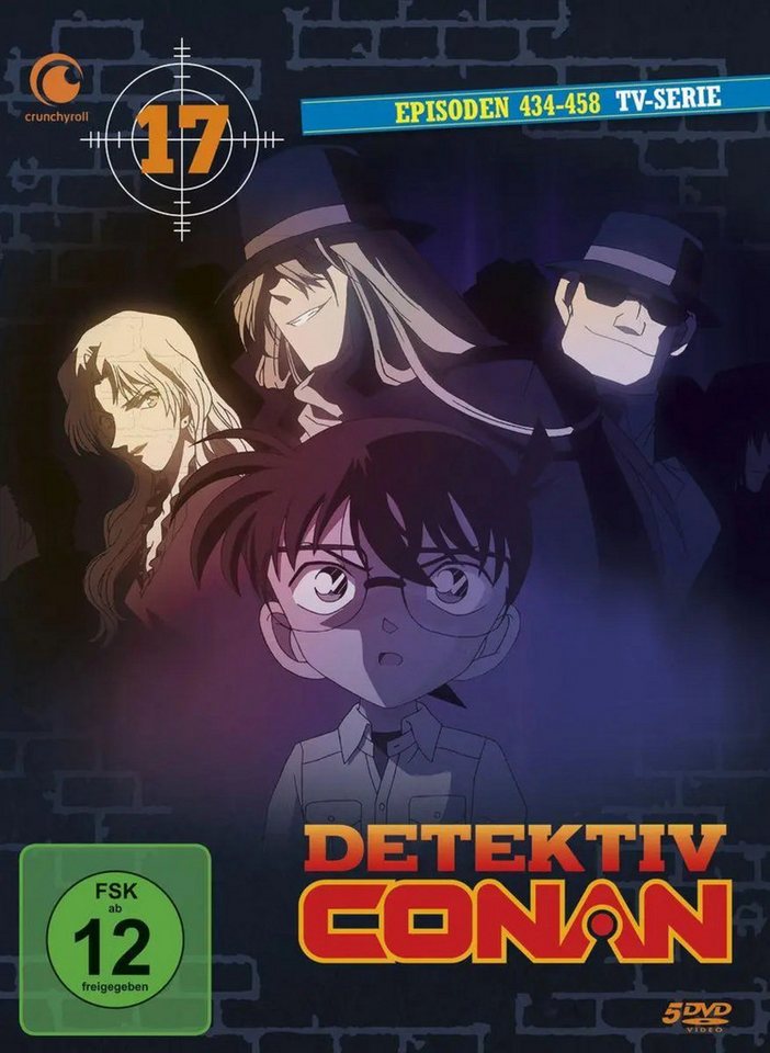 Crunchyroll DVD Detektiv Conan - TV-Serie - DVD Box 17 (Episoden 434-458) (5 DVDs) von Crunchyroll