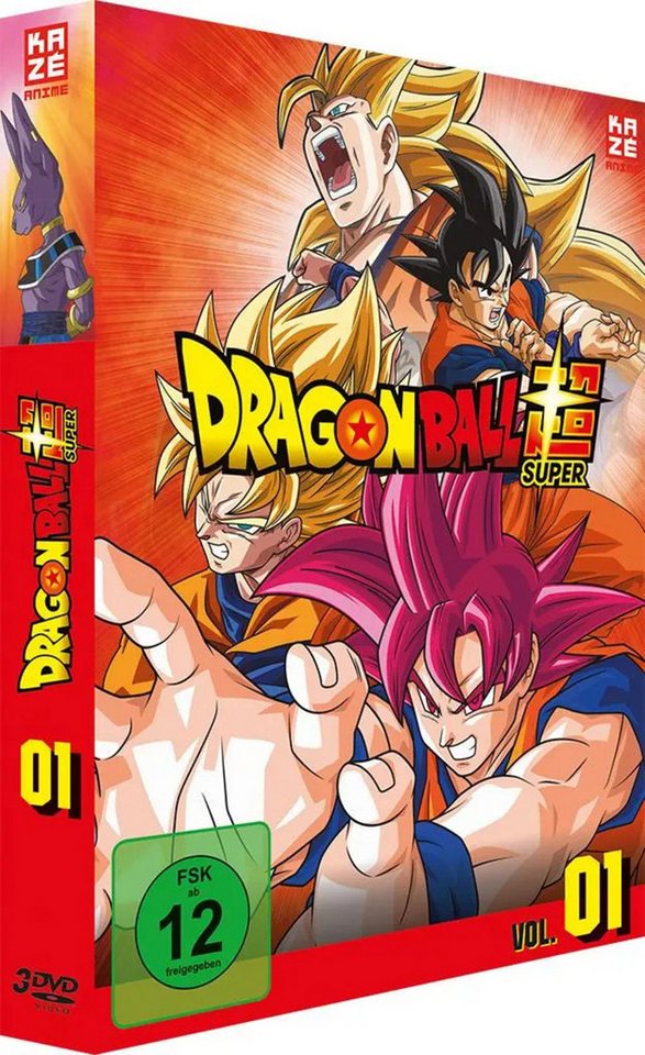 Crunchyroll DVD Dragonball Super - 1. Arc: Kampf der Götter - Episoden 1-15 (3 DVDs) von Crunchyroll