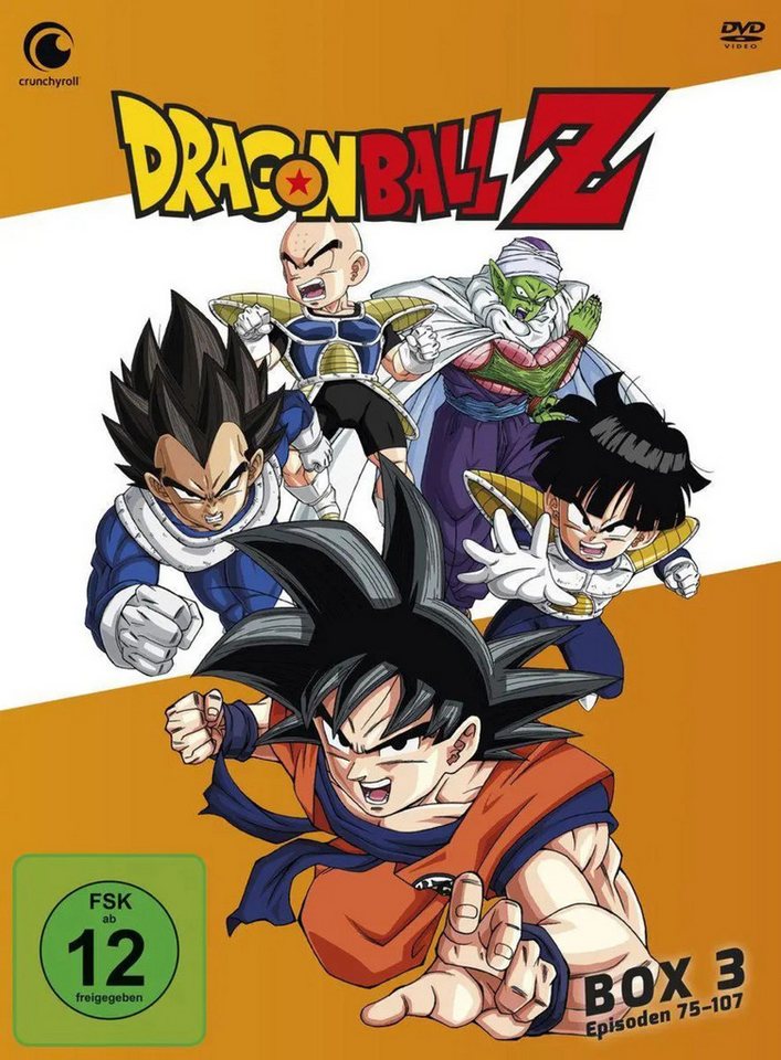 Crunchyroll DVD Dragonball Z - TV-Serie - Box 3 (Episoden 75-107) (5 DVDs) von Crunchyroll