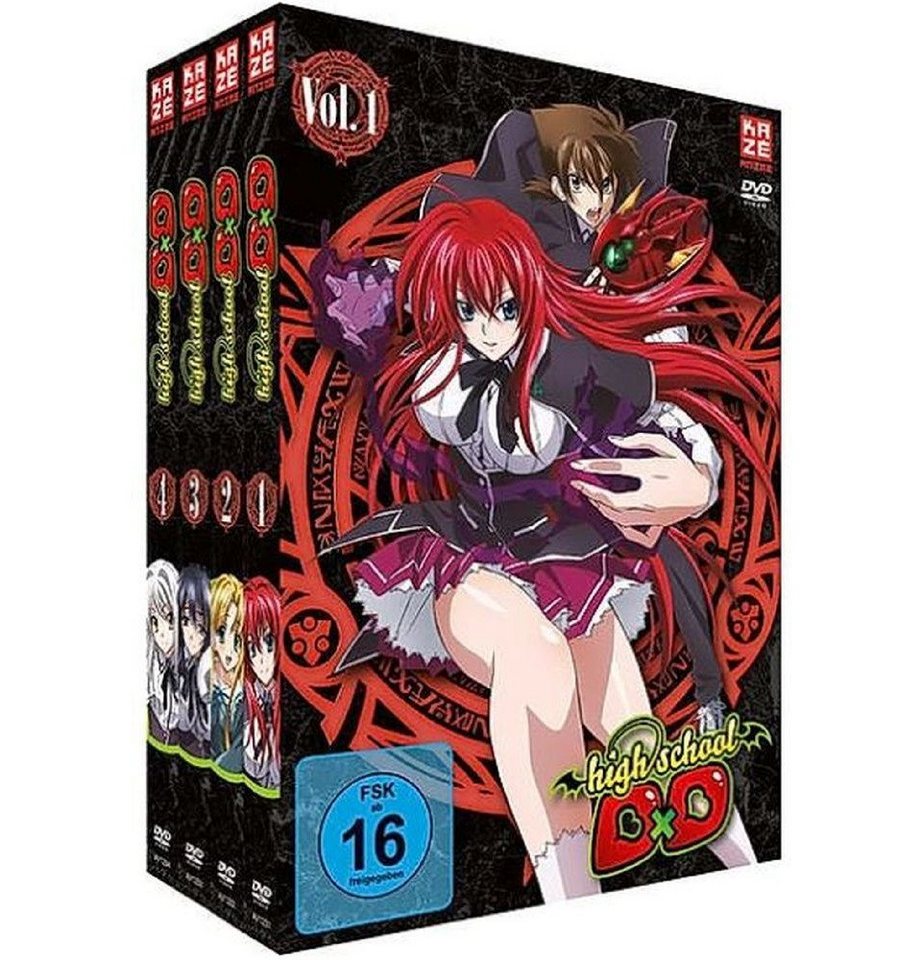 Crunchyroll DVD Highschool DxD - Staffel 1 - Gesamtausgabe - Vol.1-4 (4 DVDs) von Crunchyroll