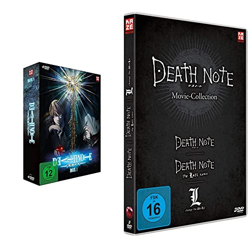 Death Note - Box 1 - [DVD] & Death Note Movies 1-3: Death Note / The Last Name / L-Change the World - [DVD] von Crunchyroll