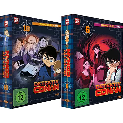 Detektiv Conan - TV-Serie - Vol.10 - [DVD] & Detektiv Conan - TV-Serie - Vol.6 - [DVD] von Crunchyroll