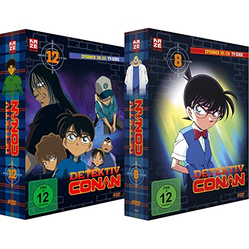 Detektiv Conan - TV-Serie - Vol.12 - [DVD] & Detektiv Conan - TV-Serie - Vol.8 - [DVD] von Crunchyroll