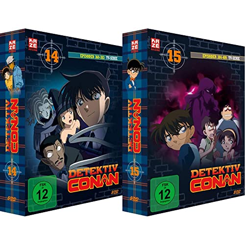 Detektiv Conan - TV-Serie - Vol.14 - [DVD] & Detektiv Conan - TV-Serie - Vol.15 - [DVD] von Crunchyroll