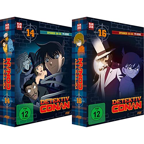 Detektiv Conan - TV-Serie - Vol.14 - [DVD] & Detektiv Conan - TV-Serie - Vol.16 - [DVD] von Crunchyroll