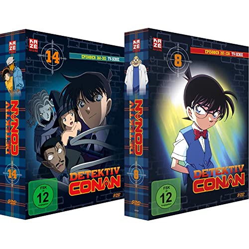 Detektiv Conan - TV-Serie - Vol.14 - [DVD] & Detektiv Conan - TV-Serie - Vol.8 - [DVD] von Crunchyroll
