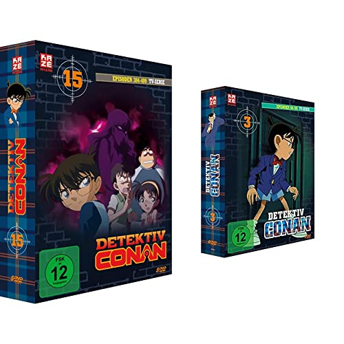 Detektiv Conan - TV-Serie - Vol.15 - [DVD] & Detektiv Conan - TV-Serie - Vol.3 - [DVD] von Crunchyroll