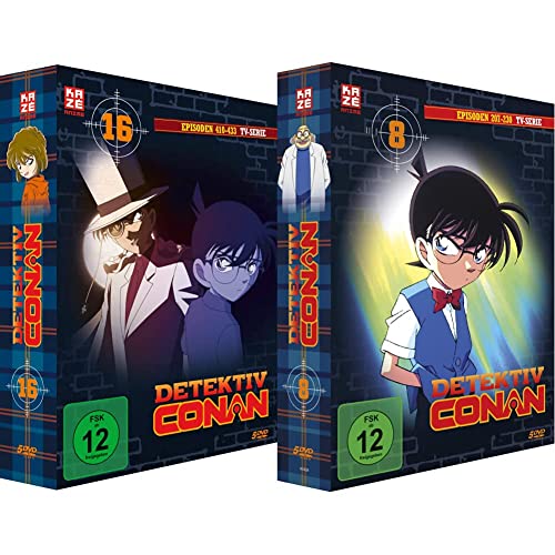 Detektiv Conan - TV-Serie - Vol.16 - [DVD] & Detektiv Conan - TV-Serie - Vol.8 - [DVD] von Crunchyroll