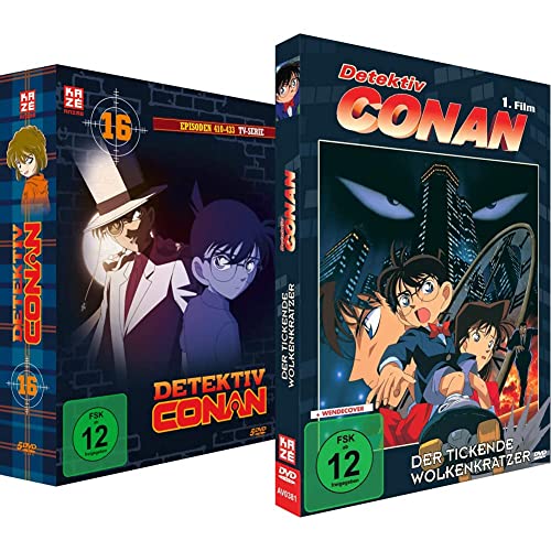 Detektiv Conan - TV-Serie - Vol.16 - [DVD] & Detektiv Conan: Der tickende Wolkenkratzer - 1.Film - [DVD] von Crunchyroll