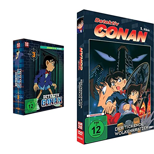 Detektiv Conan - TV-Serie - Vol.3 - [DVD] & Detektiv Conan: Der tickende Wolkenkratzer - 1.Film - [DVD] von Crunchyroll