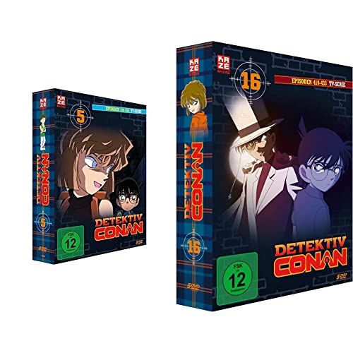 Detektiv Conan - TV-Serie - Vol.5 - [DVD] & Detektiv Conan - TV-Serie - Vol.16 - [DVD] von Crunchyroll